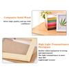 Handcraft Picture Frame Wooden Photo Display Frame Simple Photo Display Holder  Desktop Ornament