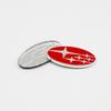 For Subaru Forester Outback Legacy Impreza STI BRZ Auto Accessories 58mm Aluminium Car Steering Wheel Center Emblem Badge Decal wr3
