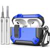 for Airpods Pro 3 Secure Lock Earphone Case Shockproof Hard Shell Full Protective Cover with Cleaning Pen for AirPods Pro 3