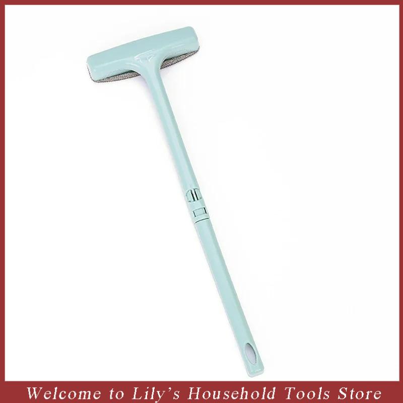 Window Mesh Screen Brush Curtain Net Wipe Cleaner Carpet Brush Dust Removal Brush Home Retractable Long Handle Cleaning Tools
