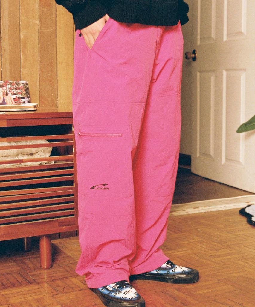 CAVISH Nylon Space Cargo Pants Pink(Cv2Esupa10A)
