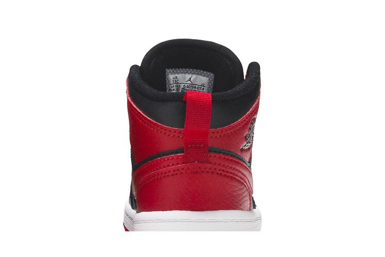 Kids' Sneakers Nike Jordan 1 Mid Banned (2020) (PS) Black/University Red-Black-White