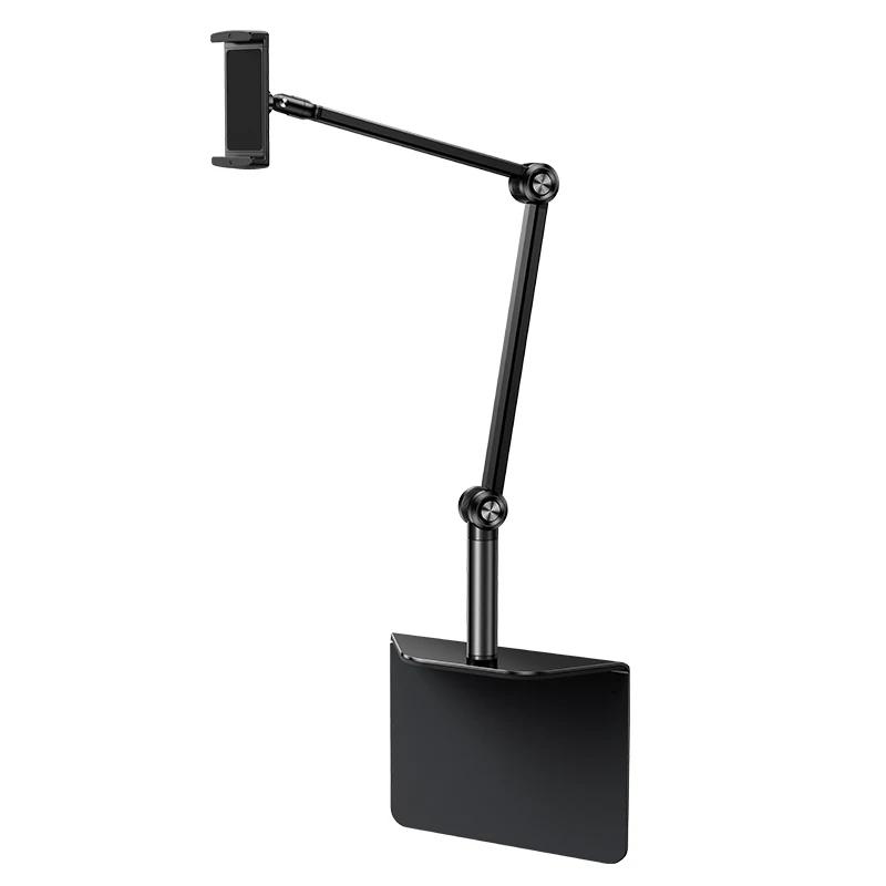 

Oatsbasf Hidden Bedside Tablet Phone Stand Holder Lazy Stand Insertable Slit Clip-On Phone Bracket Tablet Mount for Sofa Desk чорний