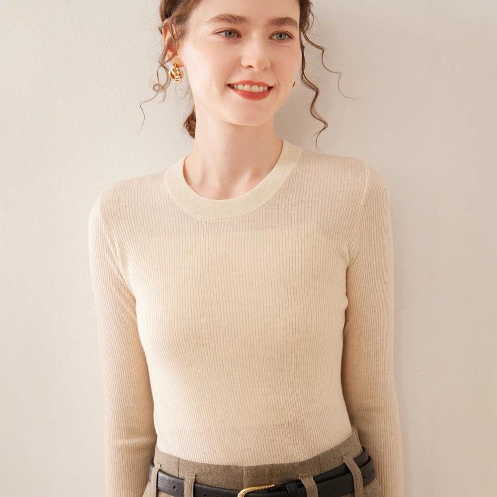 

Women s Slim Fit 18-Gauge Cashmere Knit Base Layer Top XL