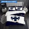 Football Club Emblem 3pcs K-pop music group Bedding set,Ideal for Bedroom, Dormitory,Including Duvet Cover And 2pcs Pillowcases,Fan gifts