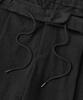Musinsa Standard Crinkle One-Pleat Wide Elastic Pants [Dark Gray]