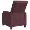 Recliner Chair Purple Fabric