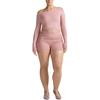 Nike × SKIMS Solid Off-Shoulder Asymmetrical Long Sleeve T-Shirt Women tops IR5022-662
