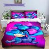 Colorful Cloud-patterned Eagle Ears and Tigger Print: Comfortable Bedding Set, Perfect for Decorating A Child's Bedroom.