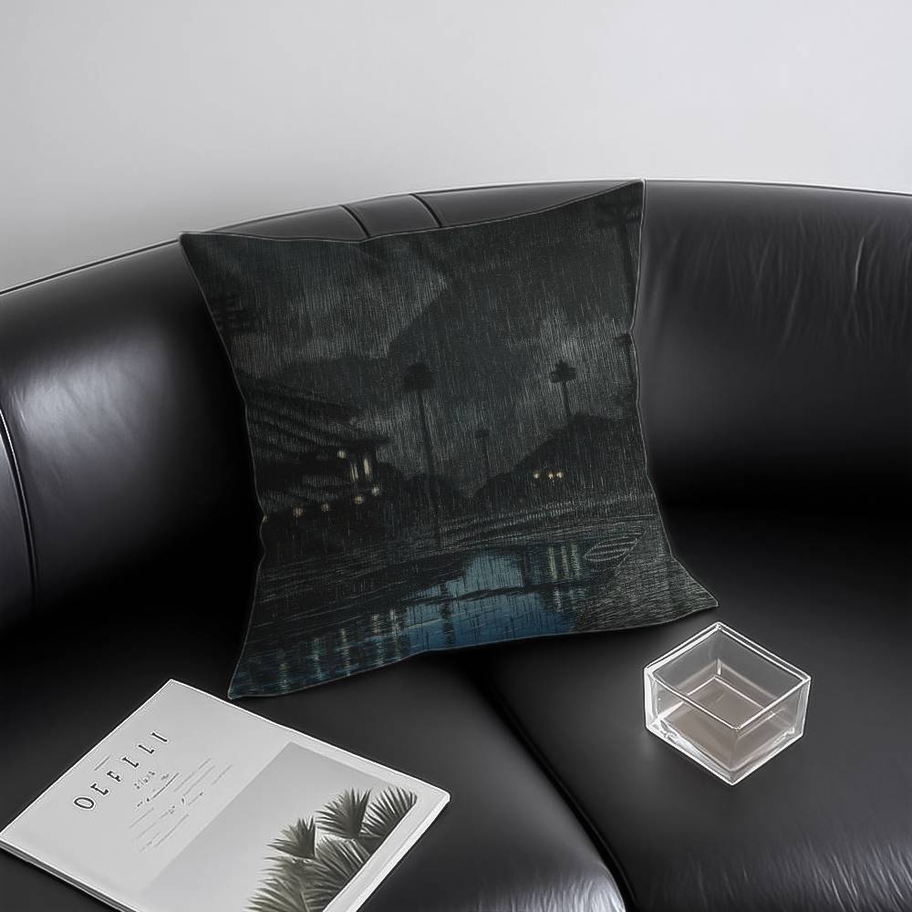 Kawase H-Hasui Pillow Case Anti-dustmite Invisible zipper Sofa Bed