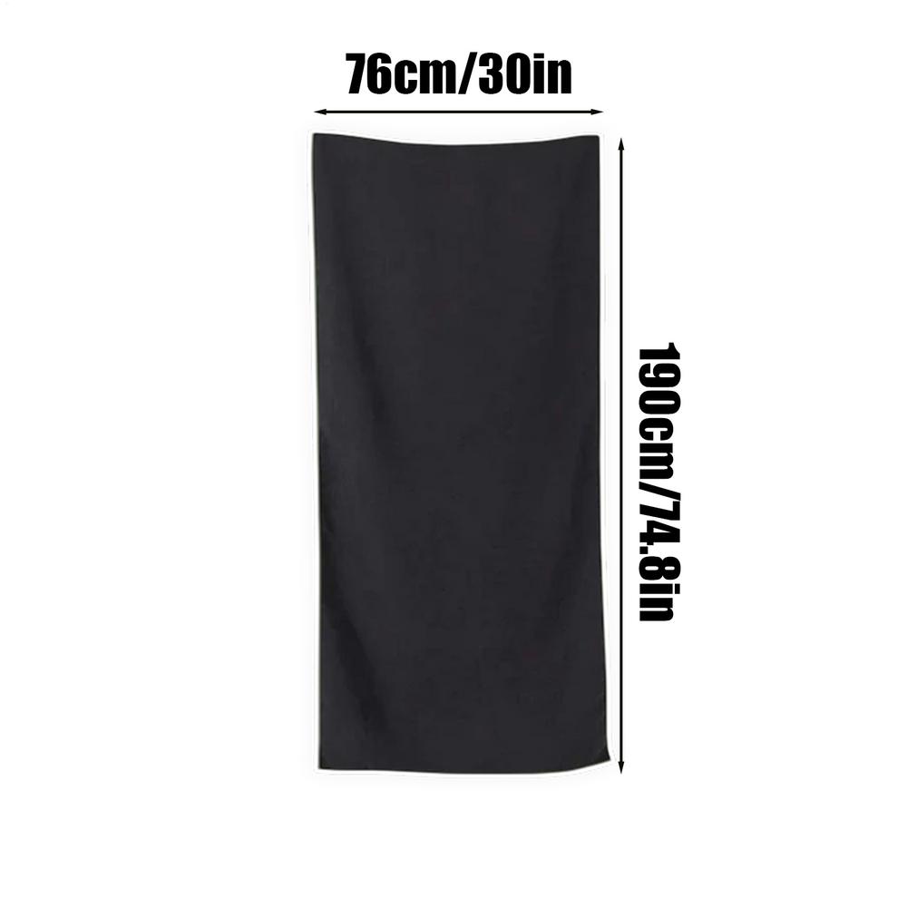 

New 1PC Magnetic Bath Towel Multifunctional Outdoor Magnet Towels Quick Drying Oversized Beach Towel Beach Swimming Accessories чёрный