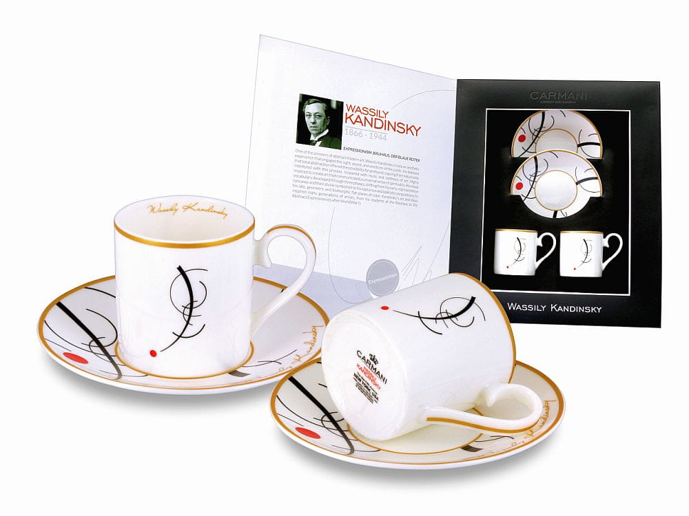 Carmani, set 2 cups of mocha