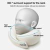 U Shaped Travel Neck Pillow Memory Foam Pillow Adjustable Neck Support Soft Head Rest Airplane Cushion with Drawstring Bag