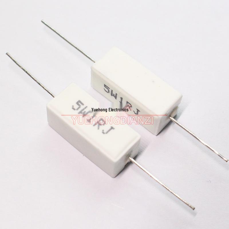 Horizontal Cement Resistor 5W: 1R, 1.2R, 1.5R, 1.8R, 5% Tolerance