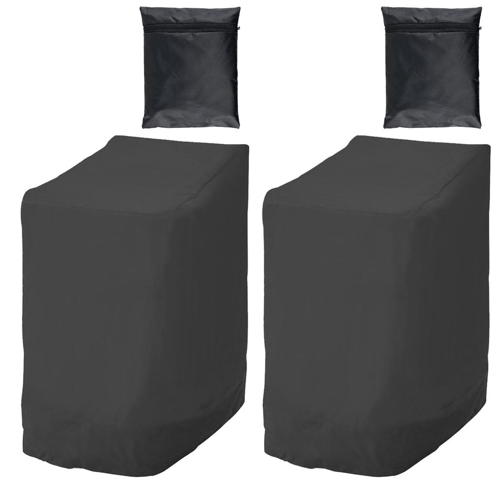 Stacked Chair Dust Cover Outdoor Garden Furniture Table Sofa Chair Cover Waterproof Storage Patio Yard Protective Rain Cover