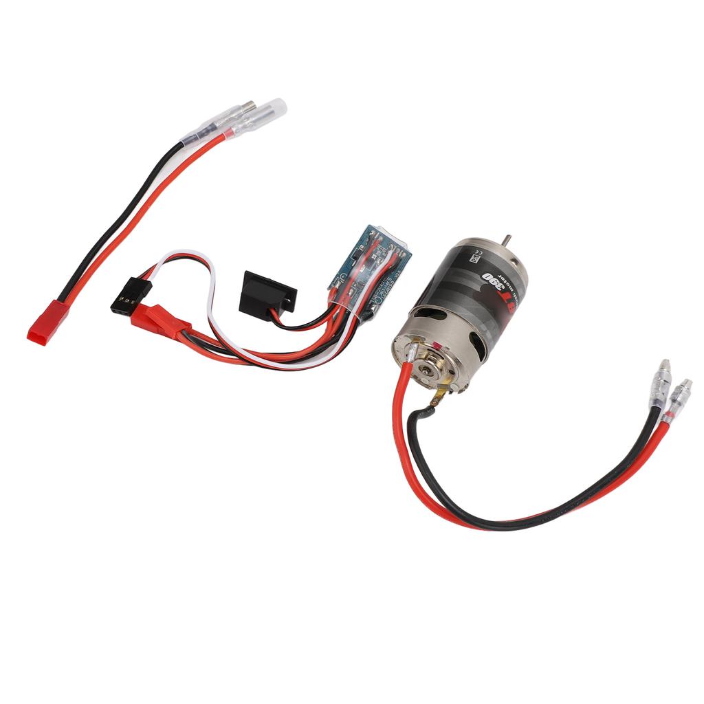 RC Bürstenmotor ESC Set 28T 390 Bürstenmotor mit 30A Bürsten-ESC JST Buchse auf 4.0mm Buchse