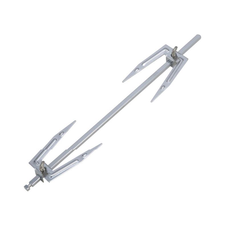 Turkey Barbecue Rack Electric Oven Stainless Steel Rotary Roast Chicken Fork X3UC