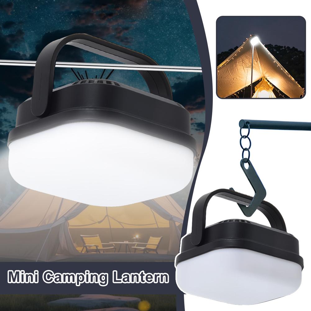 Outdoor Camping Emergency Lamp Portable Mini Hanging Lighting Three Adjustable Settings 5 8 Hours Large Battery Life