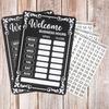 Lesnala 2Pcs Business Hours Sign Changeable Store Time Mark with Stickers for Coffee Bar Shop Restaurant Door Window Supplies 13.78 X 9.45 Inch PVC