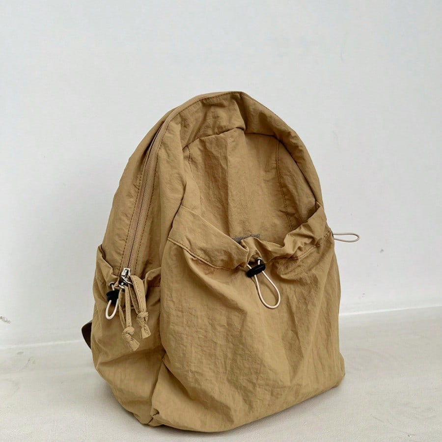 Large Capacity Backpack Lightweight Leisure Commuter Backpack Student School Bag