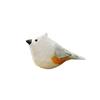 Handmade Carving Wooden Bird Figurine Small Cute Sparrow Bird Statue Home Decor Figurine Art Decoration Miniature Birds Model