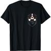 Bernese Mountain Dog Pocket Graphic T-Shirt Dog Gift Shirt T-Shirt