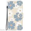 Elegante Portafoglio Colorato con Fiore Custodia per Telefono per Samsung Galaxy A27 5G SM-A276 A 27 Copertura in Pelle Flip Magnetica Carino Modello 3D Capa