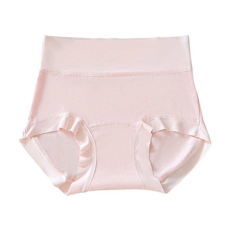 Plus-size Female Autumn Pure Cotton Extended Crotch High-waist Skin-friendly Triangle Briefs