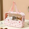 Women's Makeup Bag Waterproof Transparent Pouch Large Capacity Bath Bag Travel Essential Cosmetics Organizer Toilet Storage Bag