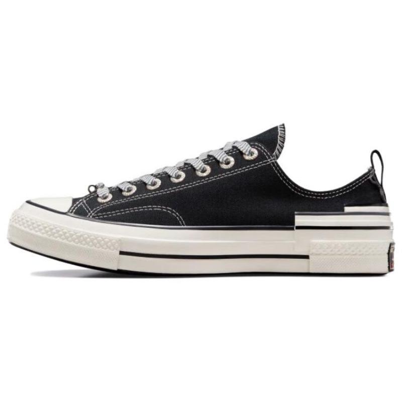 Converse Chuck 70 Hacked Heel Low 'Black Reflective' A07984C