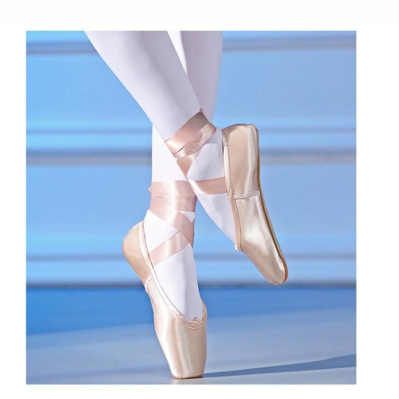 Adult Professional Ballet Shoes, Children Beginners' Toe Straps, Satin Toe Shoes, Girls' Dance Shoes, Practice Shoes