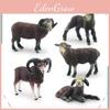 Bauernhof Schwarzes Schaf Ziege Lamm Modell PVC Schwarzes Schaf Lamm Kinder Pädagogisches Spielzeug Für Kinder