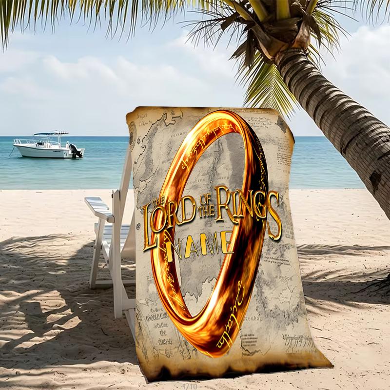 Customizable Personalized Beach Towels The Fellowship of the Ring Themed designs.Suitable for the Beach, Yoga, Sports;ideal As Beach Accessories