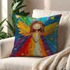 Anime Angel Pattern cushion cover For Pillow Printing Sofa Decoration Home Car Room Coffee Shop Office Nordic Simplicity