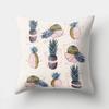 Home Cushion Cover Car Pillow  Pineapple Cartoon   Office   Creative