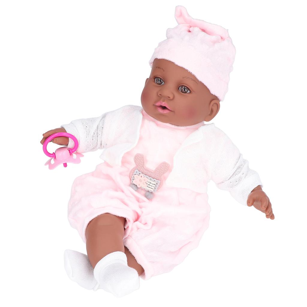 Reborn Baby Doll 16 Inch Children Silicone Simulated Cute Newborn Infant Doll Toy Birthday Gift