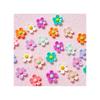 100 Pieces 20MM Resin Flower Daisy Cabochons Colorful Flatback Resin Sunflower Beads No Hole for Jewelry Making Scrapbooking DIY