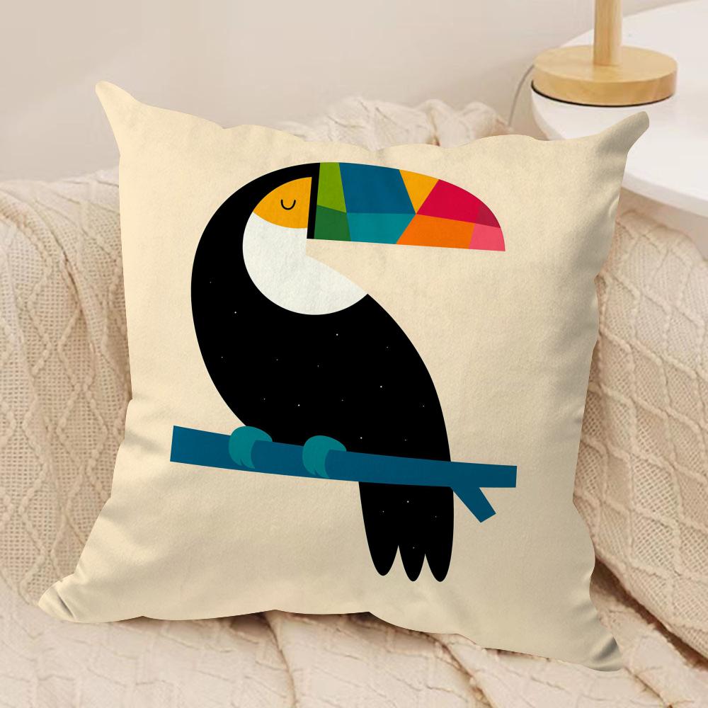 

Simple Nordic Modern Anime Cushion Cover Soft Plush DoubleSided Printed Sofa Pillow Cushion Cover Cozy AllSeason Decor Gift 30x30cm
