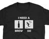 I Need A Brewski Funny Skiing T-Shirt / Day Drinking Beer Skier Gift / Ski Drunk Shirt / Drink Beer Lodge / Funny Craft Brew Bottle Tee