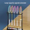Large Capacity Racket Display Rack for Badminton & Tennis - School & Fitness Equipment Storage Basket
