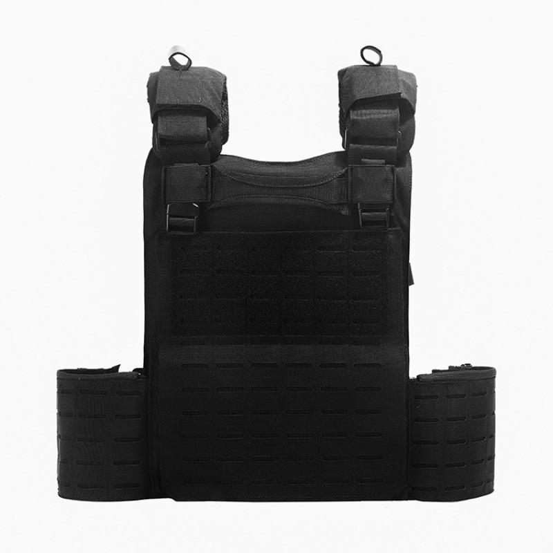 Tactical Vest Outdoor Sports Black Multi-Functional Quick-Release Utility Airsoft Paintball Shooting Training