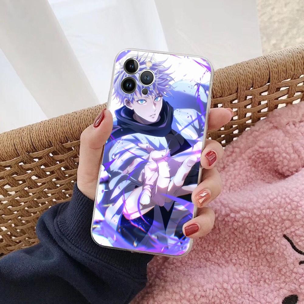 J-Jujutsu K-Kaisen G-Gojo Anime Phone Case For IPhone 16 15 14 11 12 13 Mini Pro XS Max Cover 6 7 8 Plus X Funda Shell