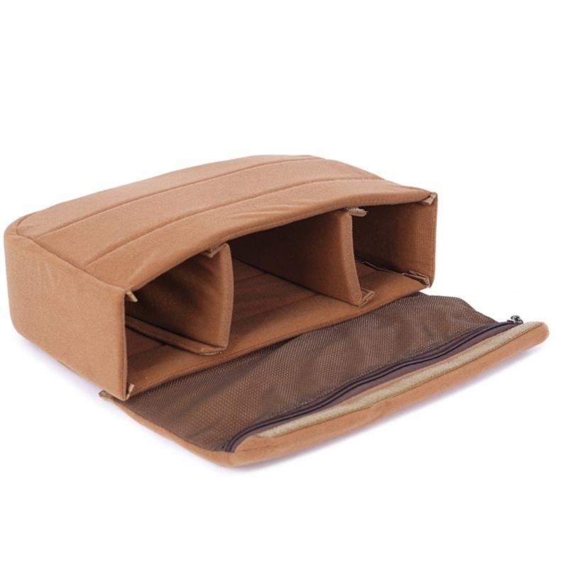 Thick Padded Camera Insert Case Removable Insert Partition Photography Bag Shockproof Divider Organization Camera Bag