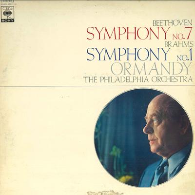LP Record EUGENE ORMANDY - Beethoven: Symphony No. 7, Brahms:  SONW2001112 CBS SONY Japan Classical Used