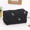 Small Flower Butterfly Bow Makeup Bag With Large Capacity For Travel And Daily Use