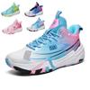 New mandarin duck leather basketball shoes men's high-top sports shoes running shoes students actual combat sneakers casual shoes women