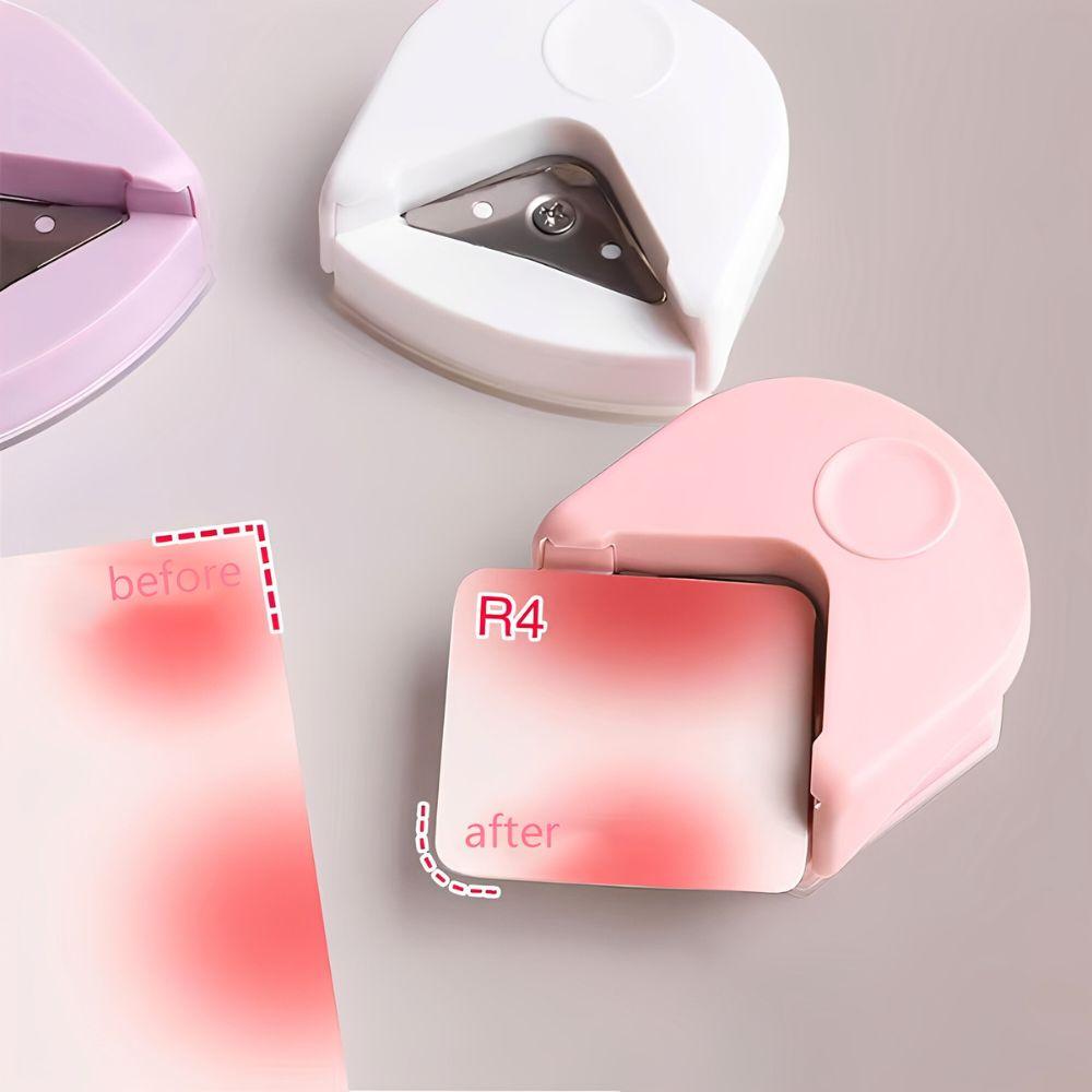 1pc R4 Plastic Paper Cutting & Rounding Cutter DIY Photography Cardstock Greeting Card School Office Supplies YMY