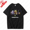 Undertale Role Playing Game Tops Tee Shirt Undertale Game Character Printed T Shirt Tops Unisex High Quality Cotton Shortsleev
