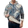 Men's Casual Long-Sleeve Fleece Hoodie With Pockets
