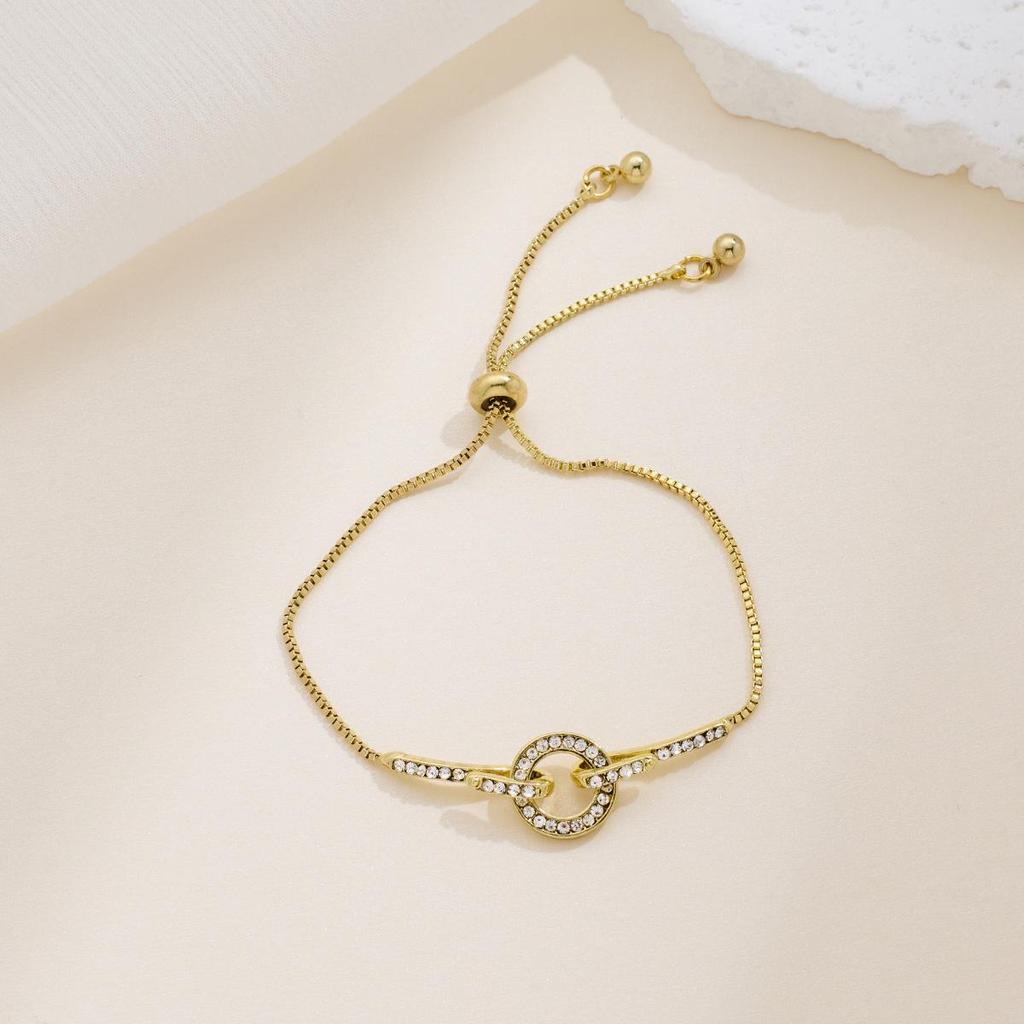 Elegant Crystal Zircon Adjustable Fashion Bracelet
